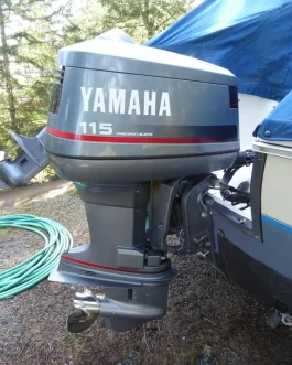 1987 Yamaha 115 HP V4 Carbureted 2-Stroke 25″ (X) Outboard Motor
