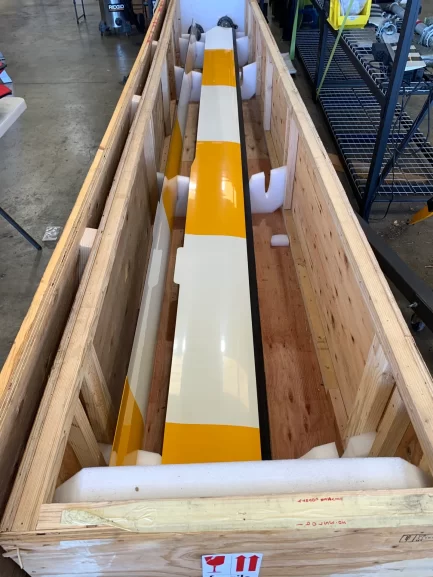 Used R66 main rotor blades! F016-2 - Image 2