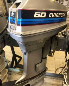 1990 Evinrude 60 HP 3 Cylinder Carbureted 2 Stroke 20″ Outboard Motor
