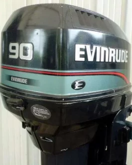1998 Evinrude 90 HP V4 Carbureted 2-Stroke 20″ (Long Shaft) Outboard Motor