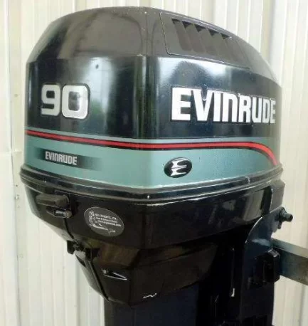1998 Evinrude 90 HP V4 Carbureted 2-Stroke 20″ (Long Shaft) Outboard Motor