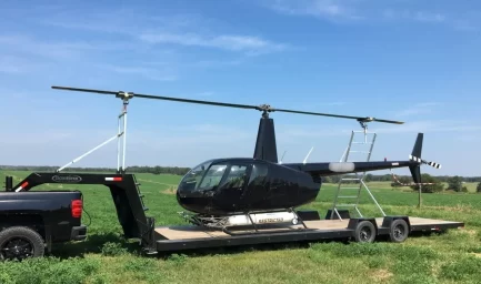 Helicopter Trailer For R22/R44/R66/Bell206/Bell505